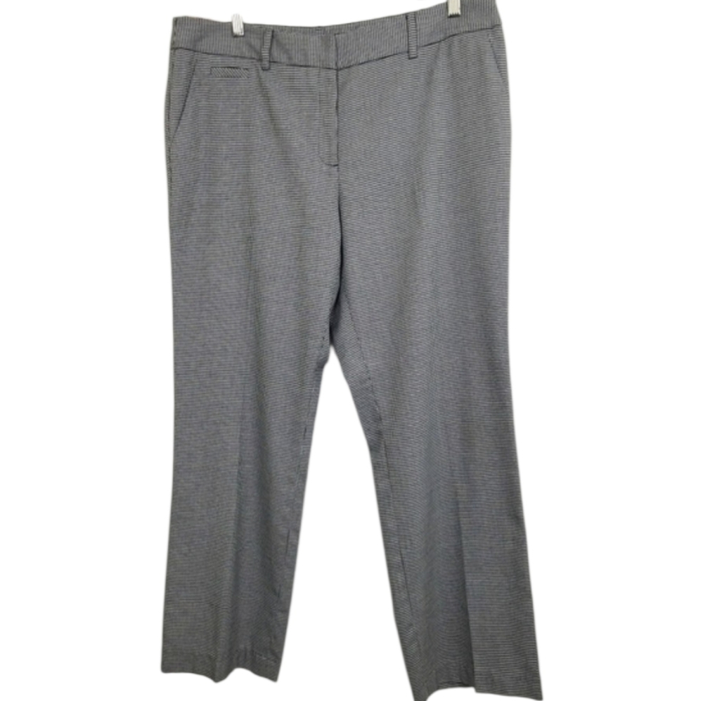 Jones New York Houndstooth Stretch Trousers Women’s Pants Classic Career Office